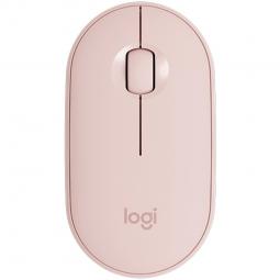 Mouse raton logitech pebble m350 optico wireless inalambrico 1000dpi rosa - Imagen 1
