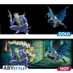 Taza termocolora dc comics batman y joker 460 ml