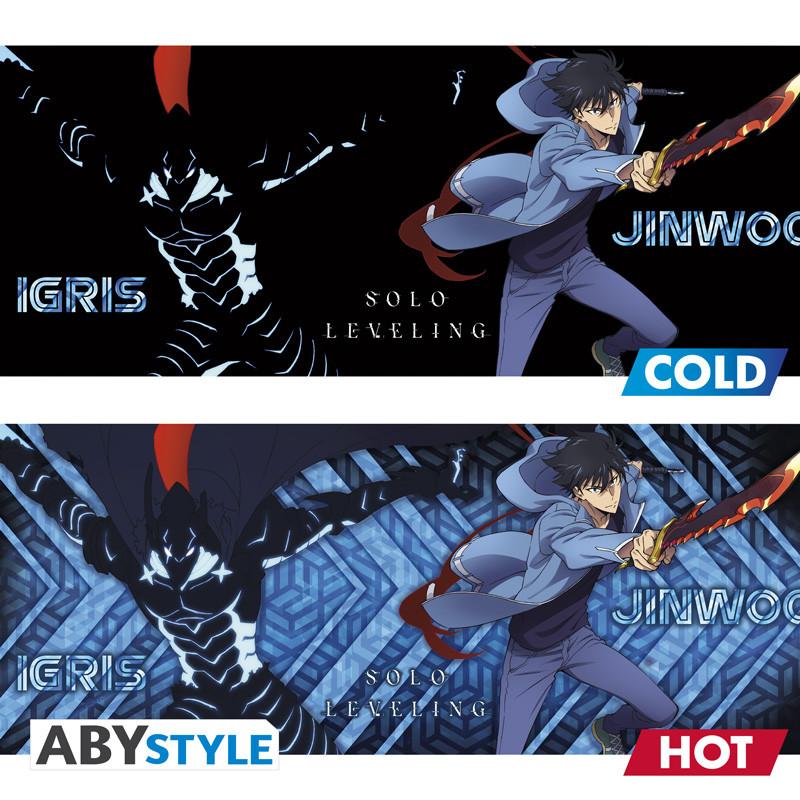 Taza termocolora solo leveling jinwoo e igris