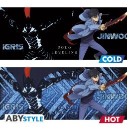 Taza termocolora solo leveling jinwoo e igris