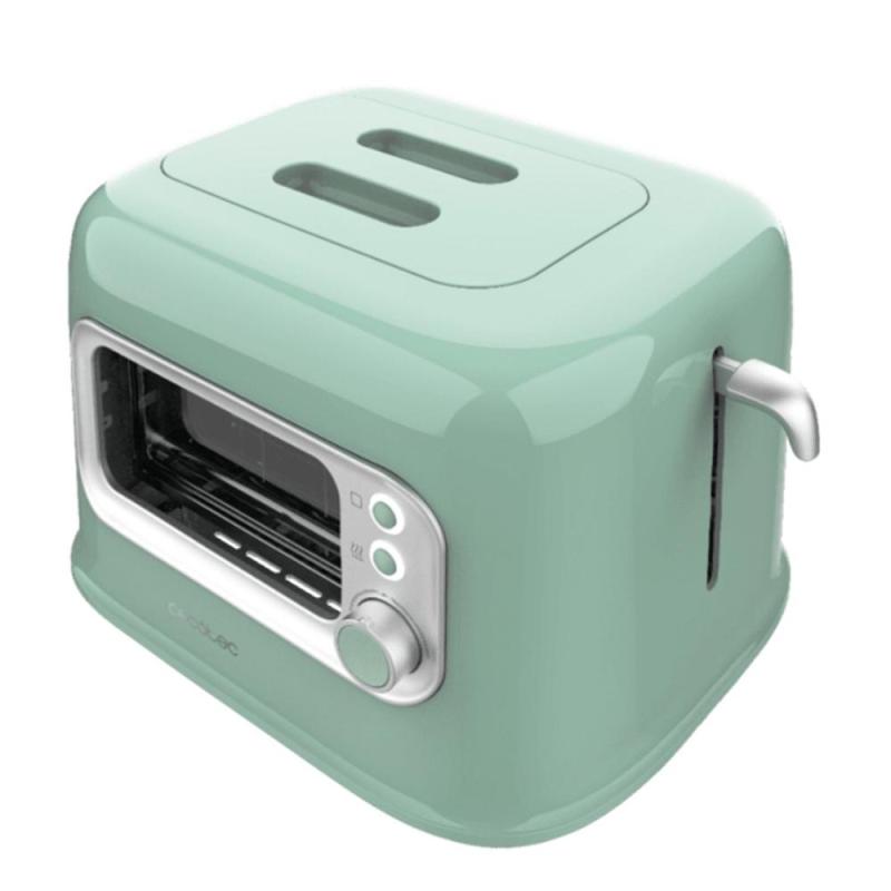 Tostadora vertical cecotec retrovision 700w verde