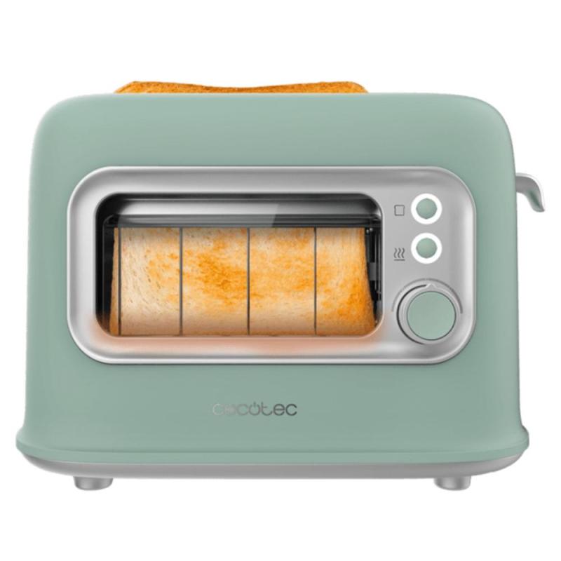 Tostadora vertical cecotec retrovision 700w verde