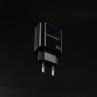 Cargador nanocable usb - c - pd+usb - a - qc 30w negro