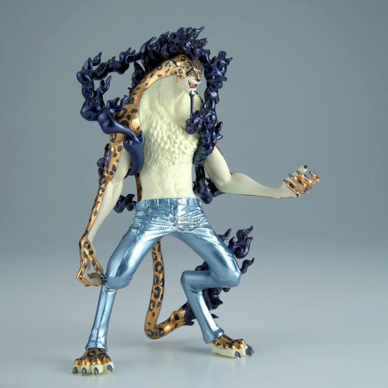 Figura banpresto one piece king of artist rob lucci awakening - special ver. -