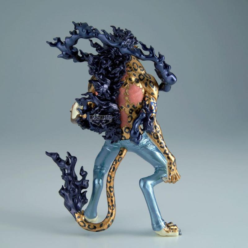 Figura banpresto one piece king of artist rob lucci awakening - special ver. -