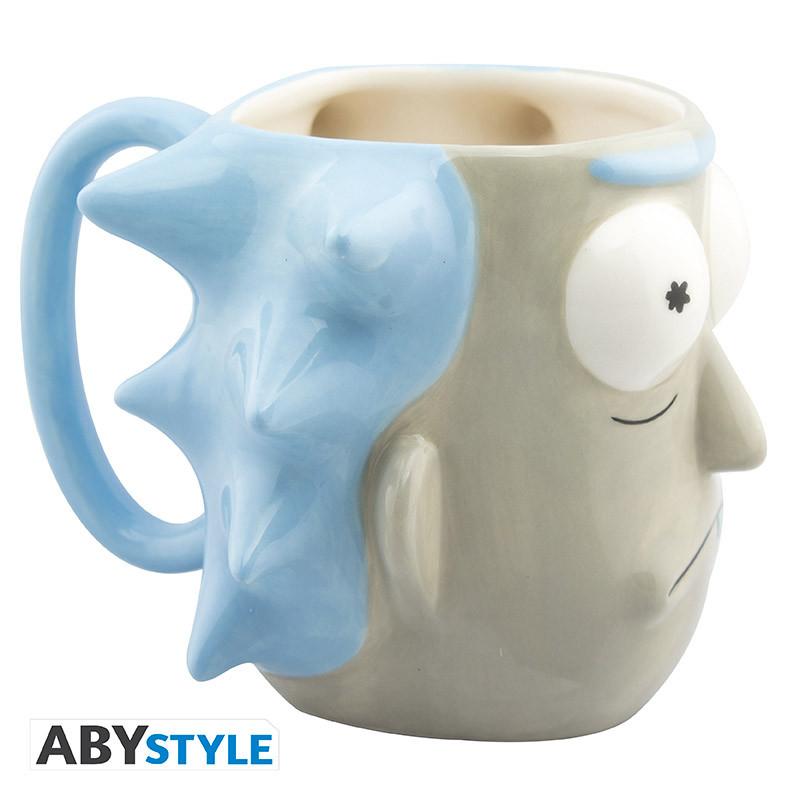 Taza 3d rick y morty rick sanchez