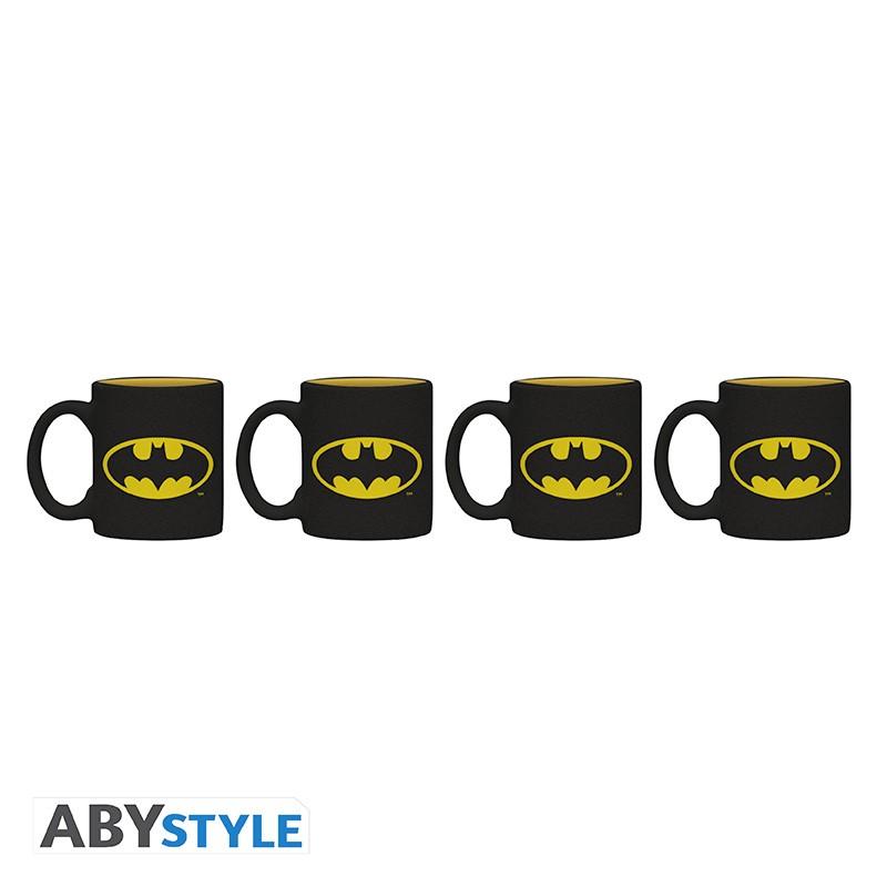 Taza espresso abystyle dc comics batman iconic 110 ml 4 unidades
