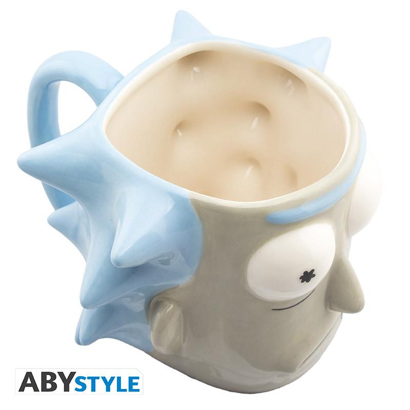 Taza 3d rick y morty rick sanchez
