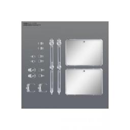 Action base 7 clear mirror sticker