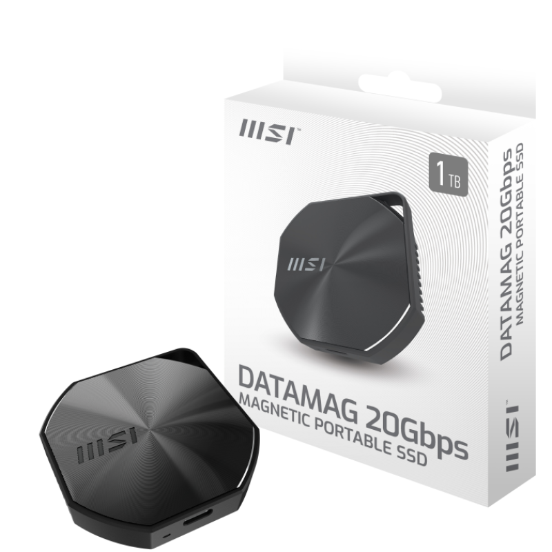 Disco duro externo ssd msi datamag 1tb usb tipo c