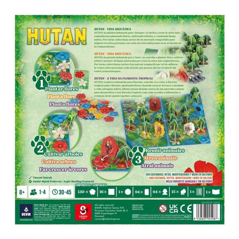 Juego de mesa hutan