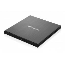 Regrabadora externa blu - ray 4k uhd verbatim slimeline usb tipo c