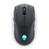 Raton inalambrico gaming dell alienware tri - mode aw720m gris