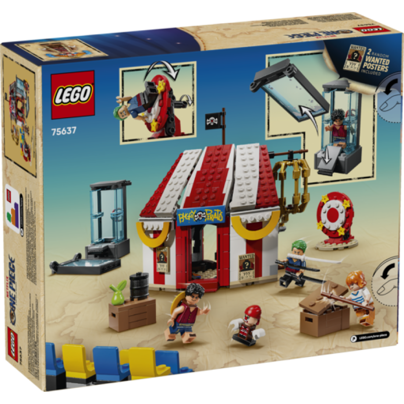 Lego one piece netflix carpa de circo de buggy