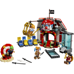 Lego one piece netflix carpa de circo de buggy