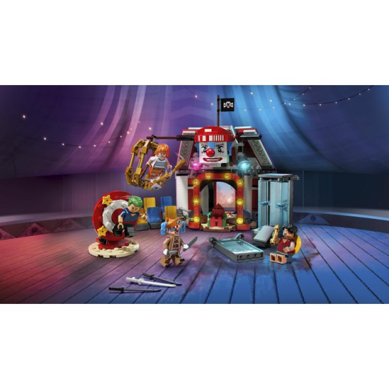 Lego one piece netflix carpa de circo de buggy