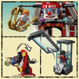 Lego one piece netflix carpa de circo de buggy
