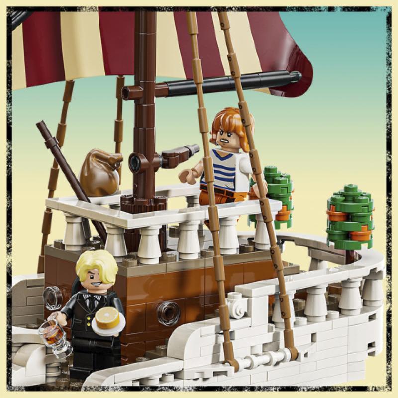 Lego one piece netflix barco pirata going merry