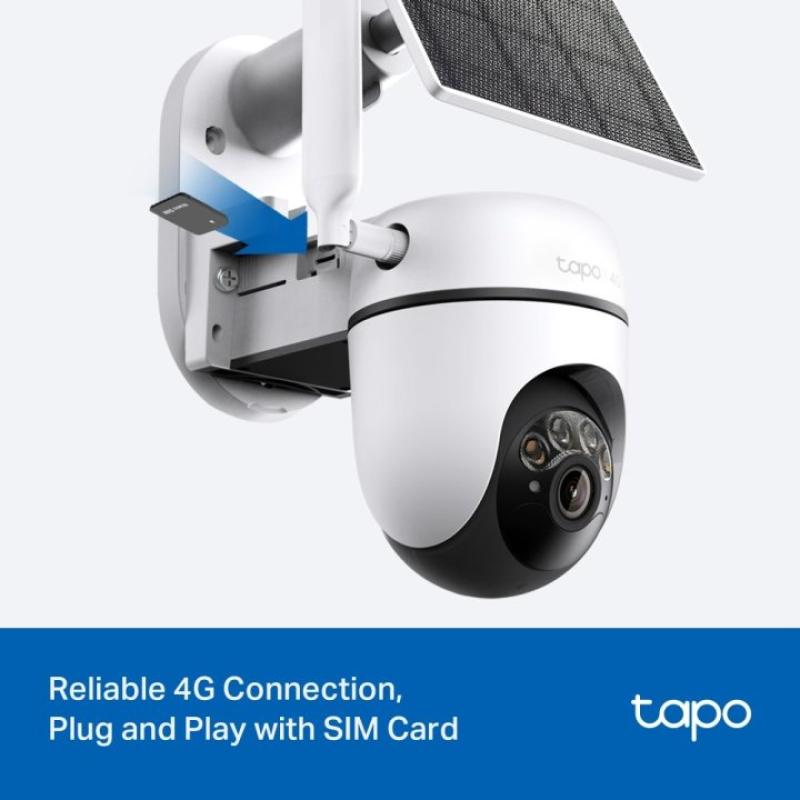 Camara de seguridad wifi tp - link tapo c615g kit 2k panel solar