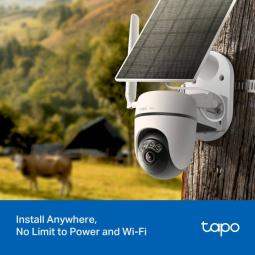 Camara de seguridad wifi tp - link tapo c615g kit 2k panel solar