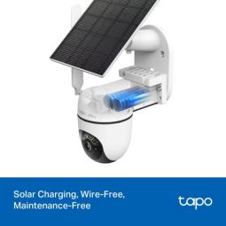 Camara de seguridad wifi tp - link tapo c615g kit 2k panel solar