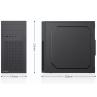 Caja ordenador coolbox m680 matx negra 500w