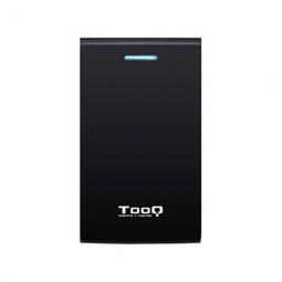 Caja externa 2.5pulgadas sata tooq tqe - 2526b negro usb 3.0 -  5gbps -  compatible hdd 9.5mm - 12.5mm - Imagen 1