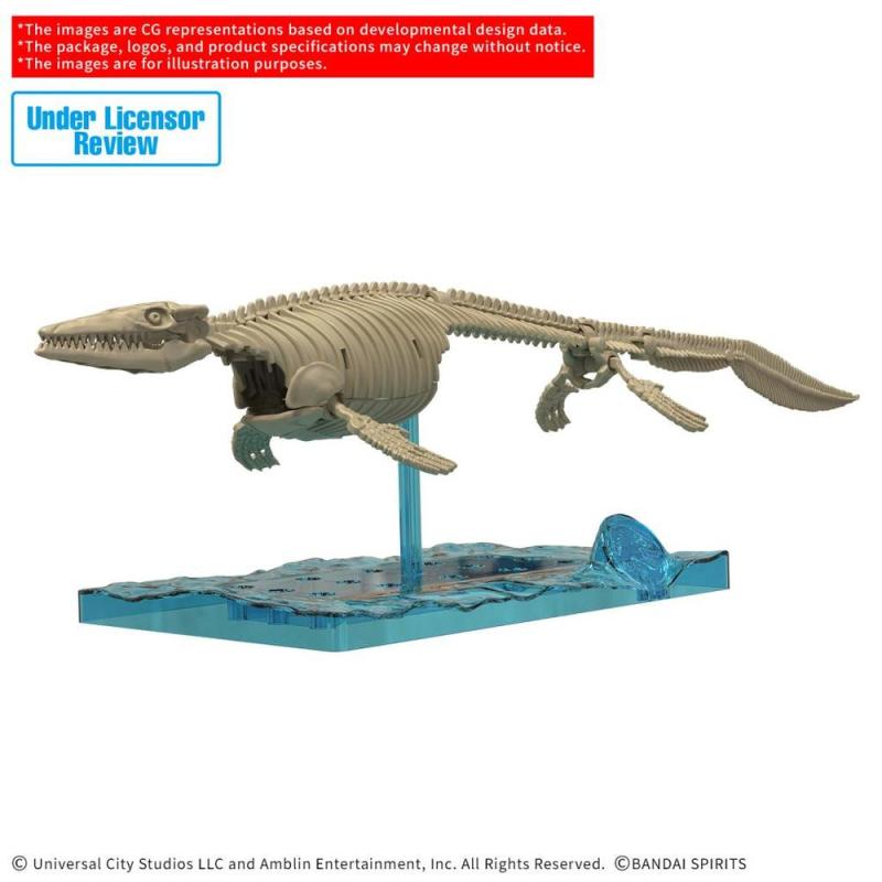 Maqueta bandai hobby plannosaurus jurassic world mosasaurus 3l