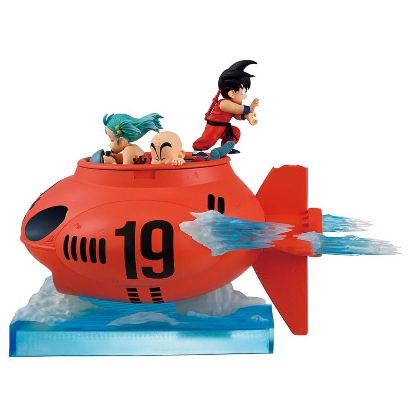Ichibansho figure son goku & bulma & krillin (vs red ribbon army)