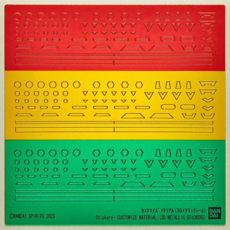 Customize material 3d stickers