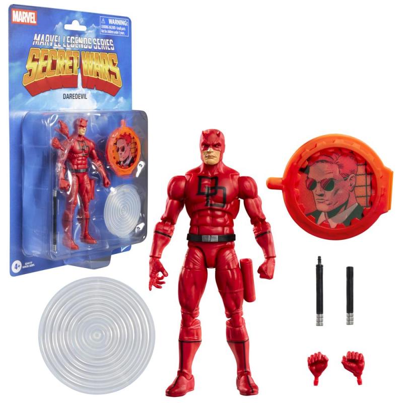 Figura hasbro marvel legends series secret wars daredevil