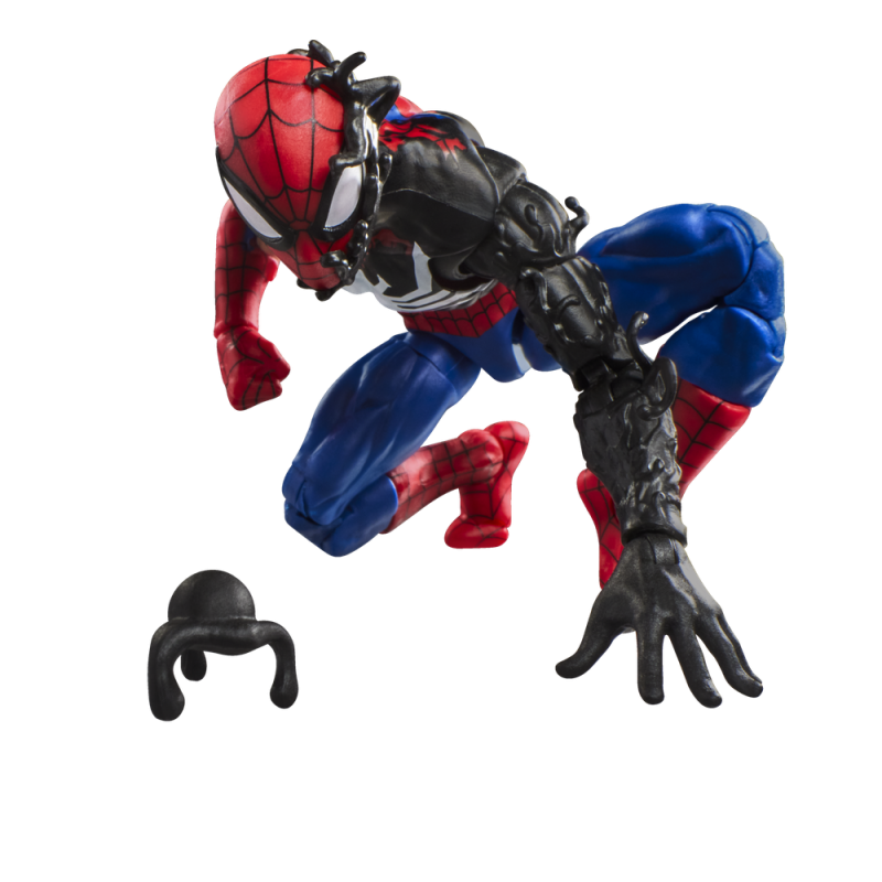 Figura hasbro marvel legends series secret wars spider - man (alien costume)
