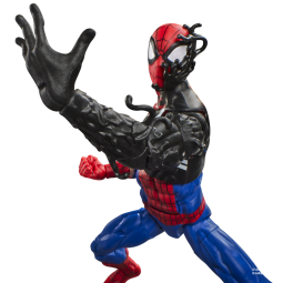 Figura hasbro marvel legends series secret wars spider - man (alien costume)