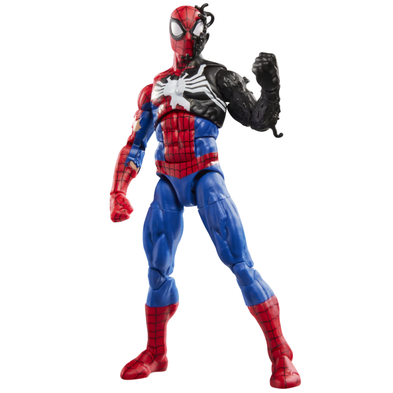 Figura hasbro marvel legends series secret wars spider - man (alien costume)