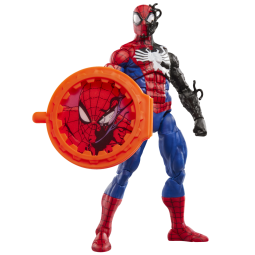 Figura hasbro marvel legends series secret wars spider - man (alien costume)