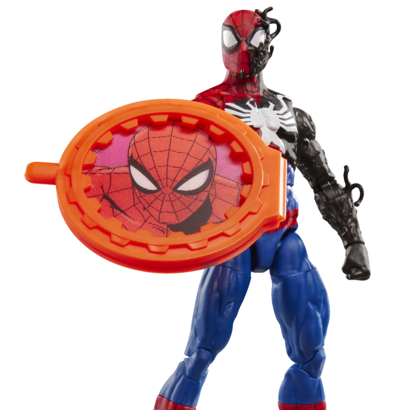 Figura hasbro marvel legends series secret wars spider - man (alien costume)