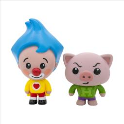 Pack de 2 figuras de plimplim gimnasta - & hoogie