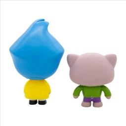 Pack de 2 figuras de plimplim gimnasta - & hoogie