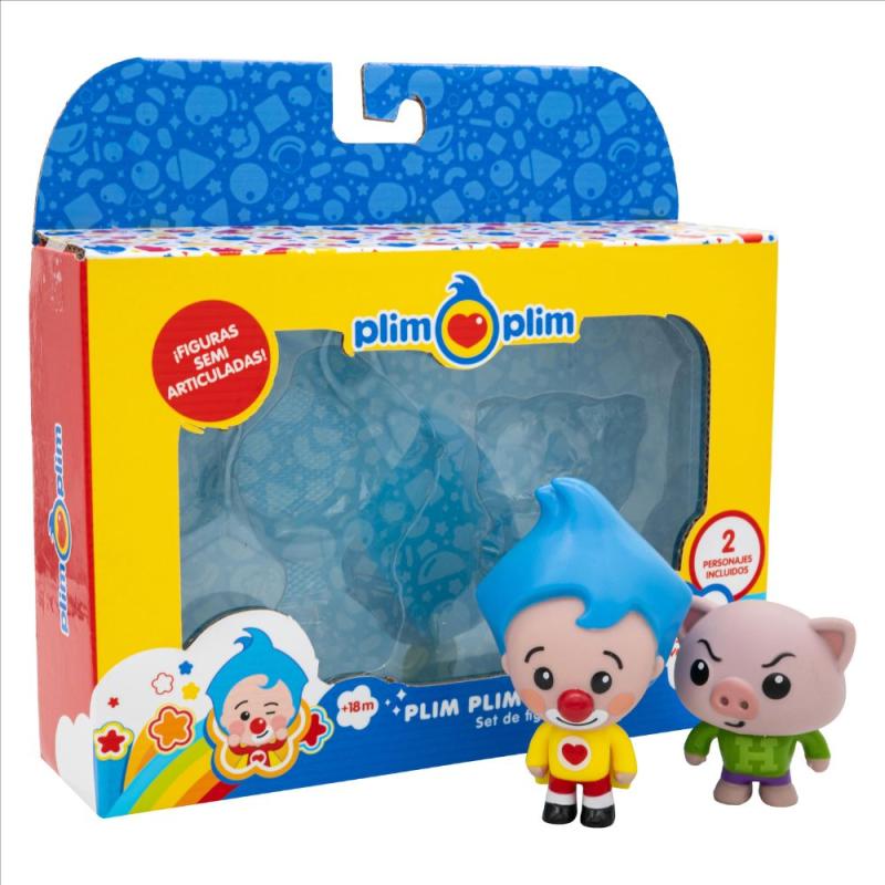 Pack de 2 figuras de plimplim gimnasta - & hoogie