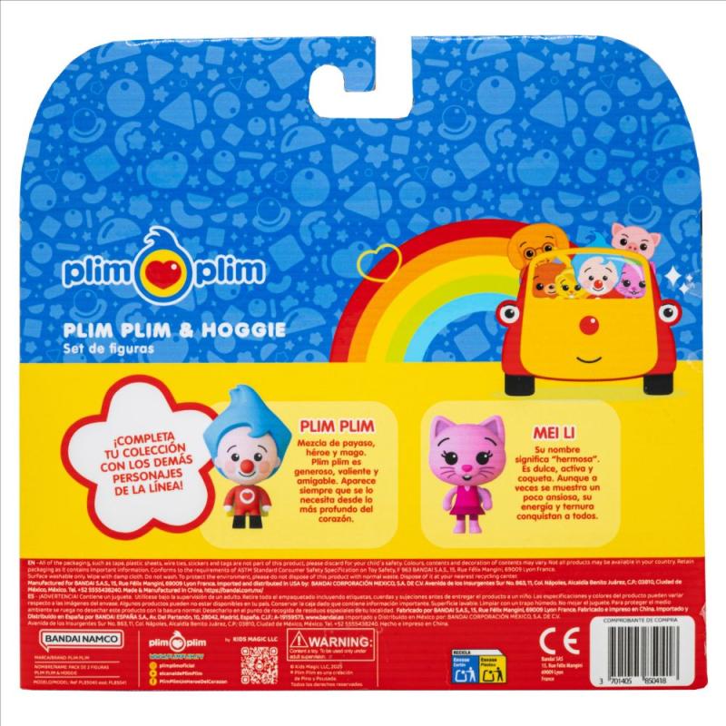 Pack de 2 figuras de plimplim gimnasta - & hoogie