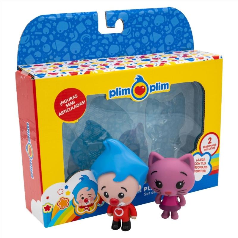 Pack de 2 figuras de plim plim & mei li