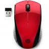 Mouse raton hp optico wireless inalambrico 220 rojo - Imagen 1