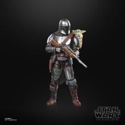 Figura hasbro star wars the black series the mandalorian and grogu