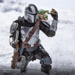 Figura hasbro star wars the black series the mandalorian and grogu