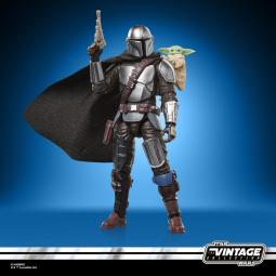 Figura hasbro star wars the mandalorian and grogu deluxe