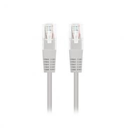 Cable red nanocable rj45 utp cat6 1.5m gris awg24 - Imagen 1