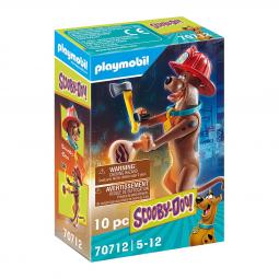 Playmobil scooby - doo! figura coleccionable bombero - Imagen 1