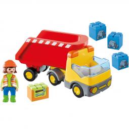 Playmobil 1.2.3 camion de construccion - Imagen 1