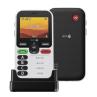 Telefono movil doro leva x10 - 2.4 pulgadas - 4g - blanco - negro