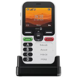 Telefono movil doro leva x10 - 2.4 pulgadas - 4g - blanco - negro